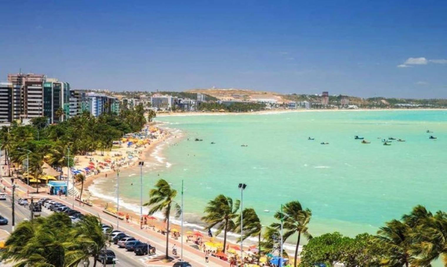 Apartmán Saint Thomaz A Beira Mar De Jatiuca 4/4 Maceió Exteriér fotografie